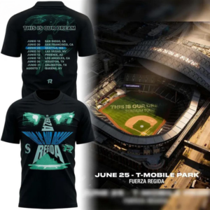 Fuerza Regida X Seattle Mariners 2026 Special Fan T-Shirt Collection