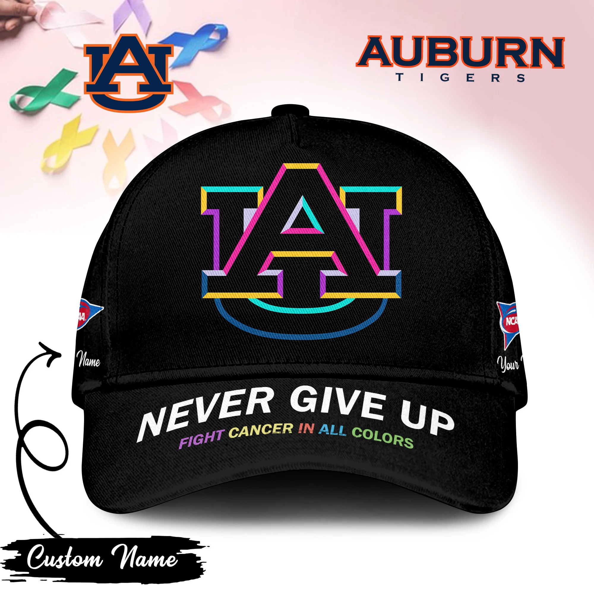 Auburn Tigers Fight Cancer Classic Cap Fan Collection