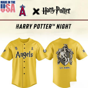 Los Angeles Angels Hufflepuff Harry Potter Limited Baseball Jersey Gift For Fans