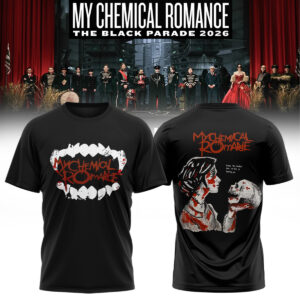 My Chemical Romance Limited Edition Signature Graphic T-Shirt Premium Fan Collection