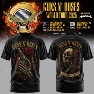 Guns N Roses World Tour 2026 Premium Fan T-Shirt Collection
