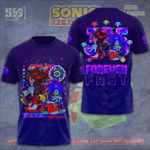 Sonic The Hedgehog 35Th Anniversary Forever Fast Limited Graphic T-Shirt