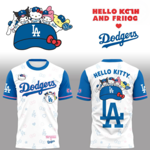 Los Angeles Dodgers X Hello Kitty And Friends 2026 T-Shirt
