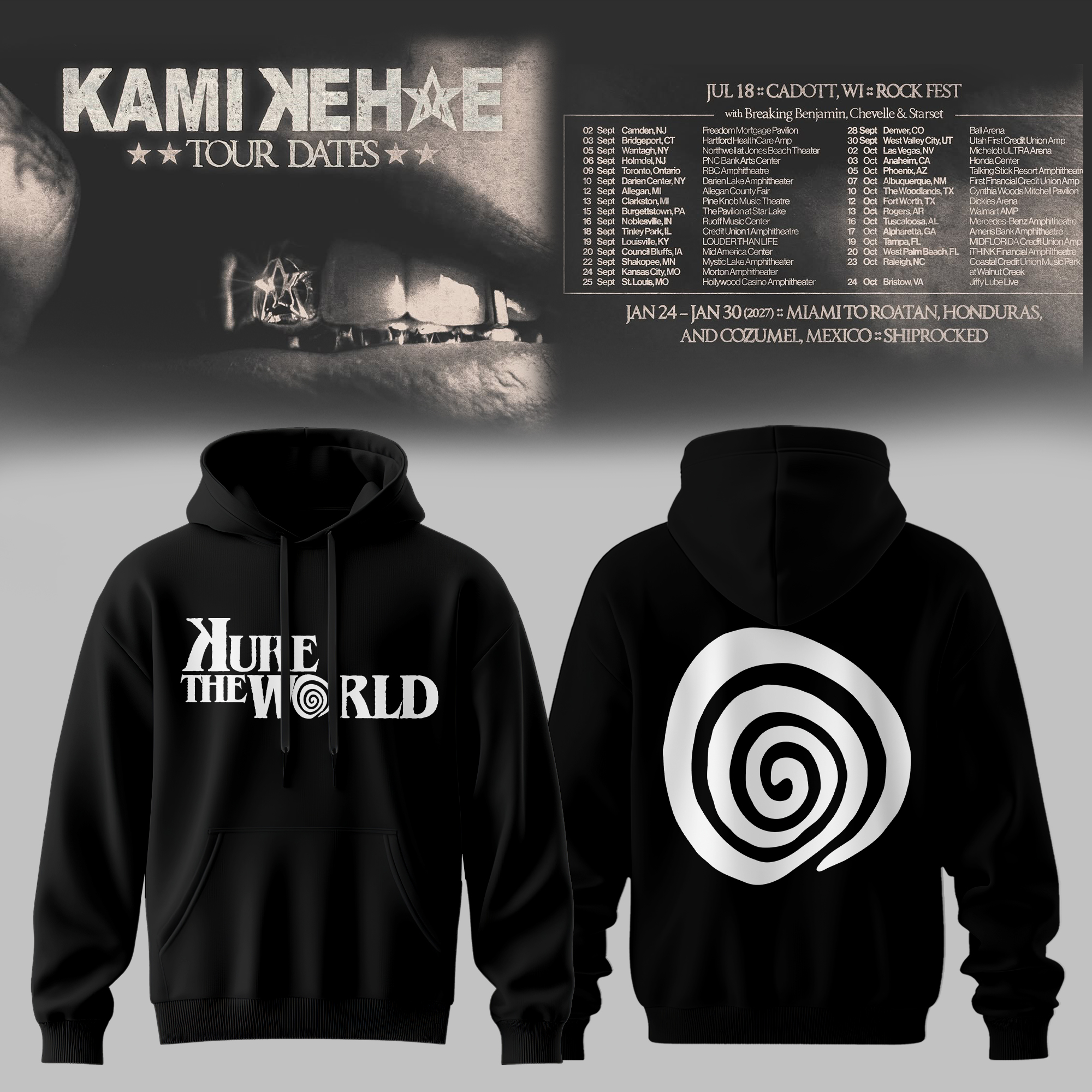 Kure The World Tour Concert Hoodie Gifts For Fans