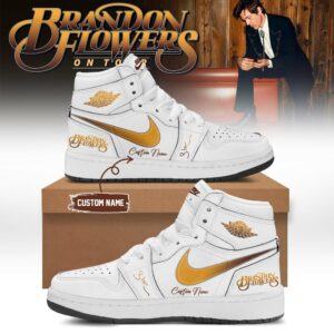 Brandon Flowers On Tour 2026 Premium Concert Signature Sneakers Fan Edition