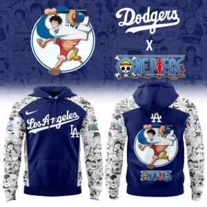 Los Angeles Dodgers Straw Hats One Piece Night Limited Edition Hoodie