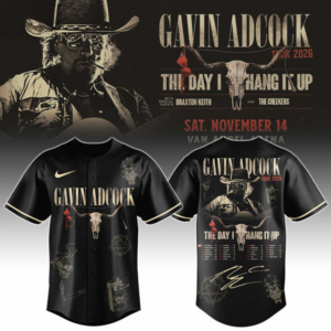 Gavin Adcock Steer Skull Distressed Fleece Baseball Jersey Gift For Fans