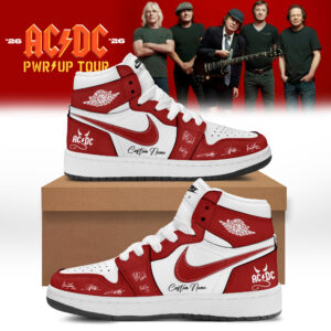 Acdc Power Up Tour 2026 Official Rock Tour Sneakers Fan Collection