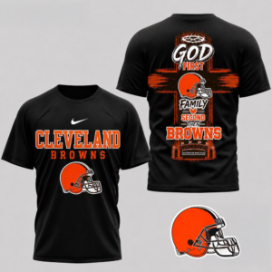 Cleveland Browns Nfl Faith Family Team Pride 3D Fan Shirt Christian Football Apparel Premium Sports Collection