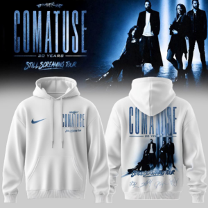 Skillet Comatose 20 Years Still Screaming Tour White Hoodie Premium Collection