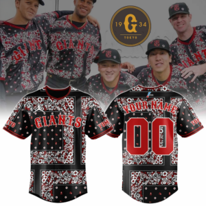 San Francisco Giants Yomiuri Giants Jordan Brand Baseball Jersey