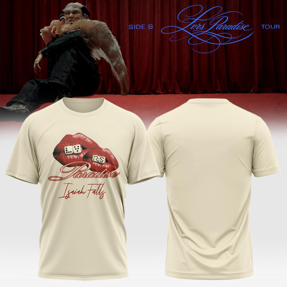 Isaiah Falls Lvrs Paradise Side B Tour 2026 Signature Special T-Shirt Collection