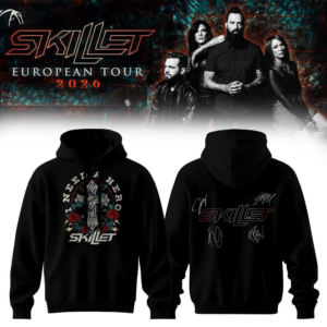Skillet European Tour 2026 Signature New Design Hoodie Premium Edition
