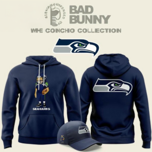 Bad Bunny X Seattle Seahawks Concho Hoodie