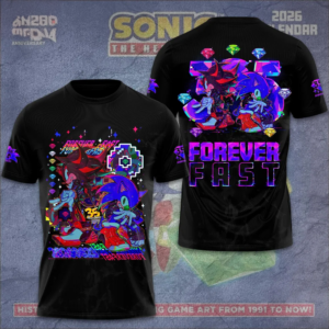 Sonic The Hedgehog 35Th Anniversary Forever Fast Premium Anniversary Shirt