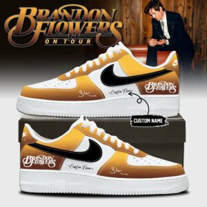 Brandon Flowers On Tour 2026 Limited Edition Signature Sneakers Fan Gift