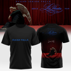 Isaiah Falls Lvrs Paradise Side B Tour 2026 Limited Signature T-Shirt Fan Collection