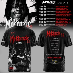 Mckenzie 2.0 No Mercy Tour Official Concert T-Shirt