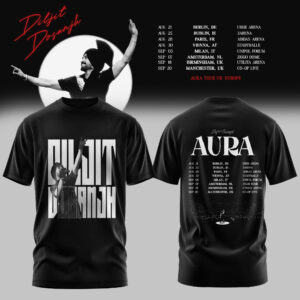 Aura World Tour 2026 Europe Uk Graphic Fan T-Shirt