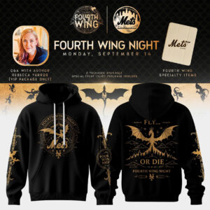 Fourth Wing Night X Mlb 2026 Premium Fan Hoodie Collection