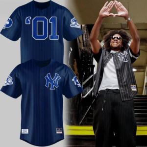 Jayz 30 Reasonable Doubt X New York Yankees 2026 Blue Baseball Jersey Fan Edition