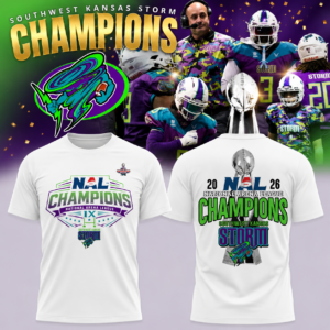 Southwest Kansas Storm 2026 Nal Champions Fan Shirt Collection