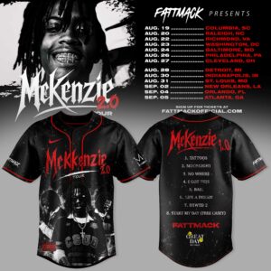 Mckenzie 2.0 No Mercy Tour Official Fan Jersey Edition