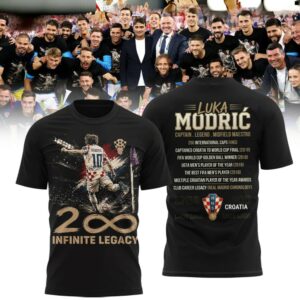 Luka Modric Croatia Soccer Shirt Captain Legend Midfield Maestro Fan Gear