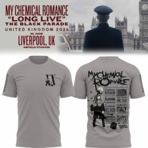 My Chemical Romance The Black Parade Tour 2026 Premium Concert T-Shirt Fan Collection