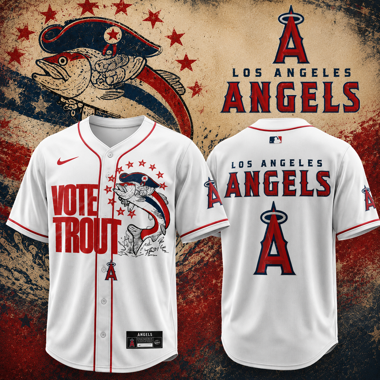 Mike Trout Signature Collection Limited Edition Baseball Jersey