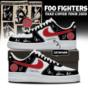 Foo Fighters Take Cover Tour 2026 Limited Black Air Force 1 Collector Collection