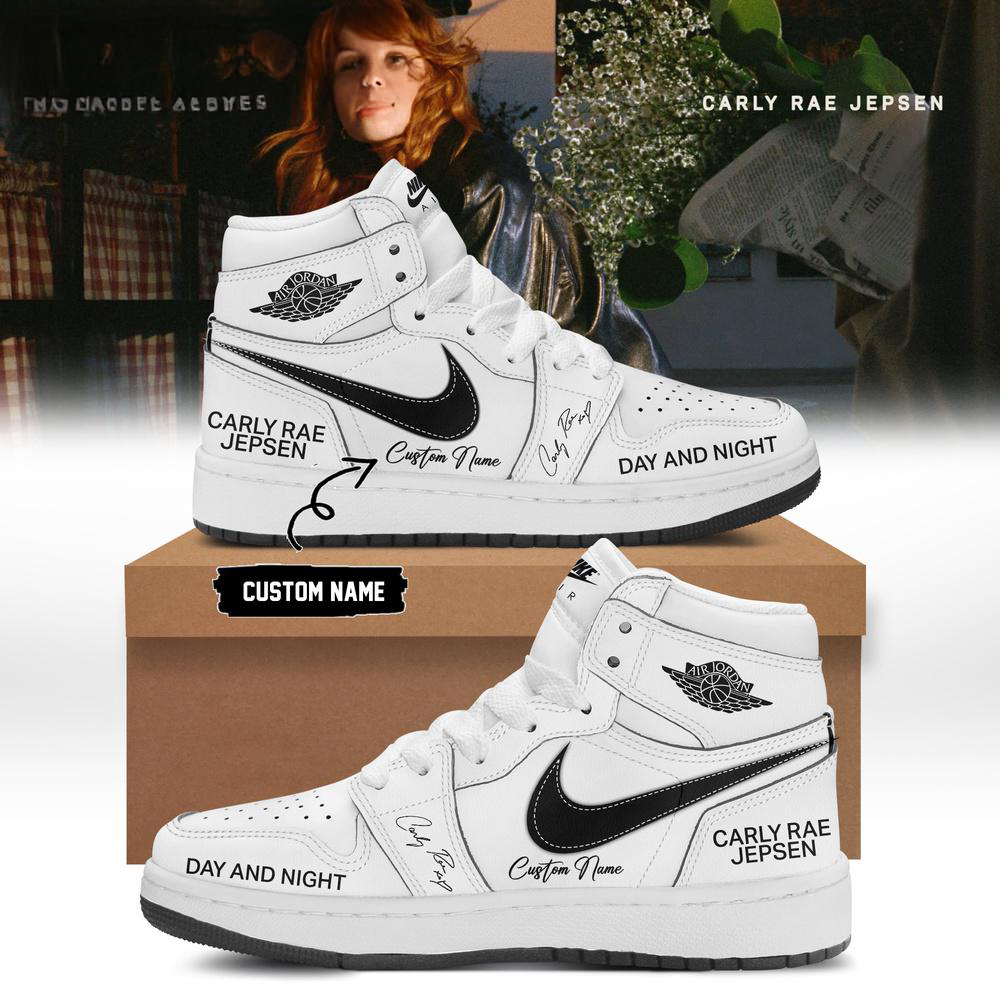 Carly Rae Jepsen Day And Night Album 2026 White Air Jordan 1 Sneaker Collection