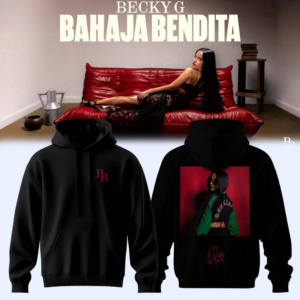 Becky G Baraja Bendita 2026 Black Hoodie Fan Collection