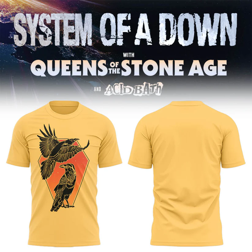 System Of A Down Uk Europe Stadium Tour 2026 Limited Edition T-Shirt