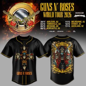 Guns N Roses World Tour 2026 Collector Jersey Collection