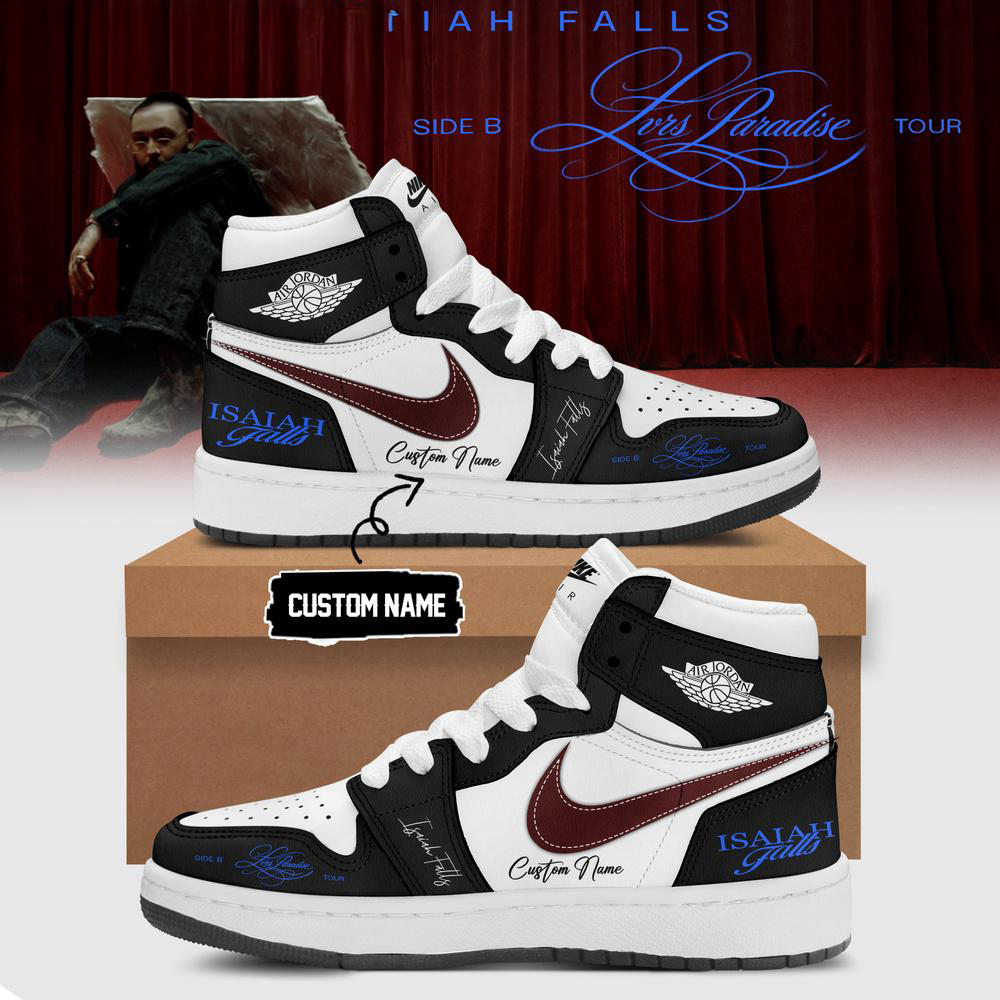 Isaiah Falls Lvrs Paradise Side B Tour 2026 Black Air Jordan 1 Collector Edition