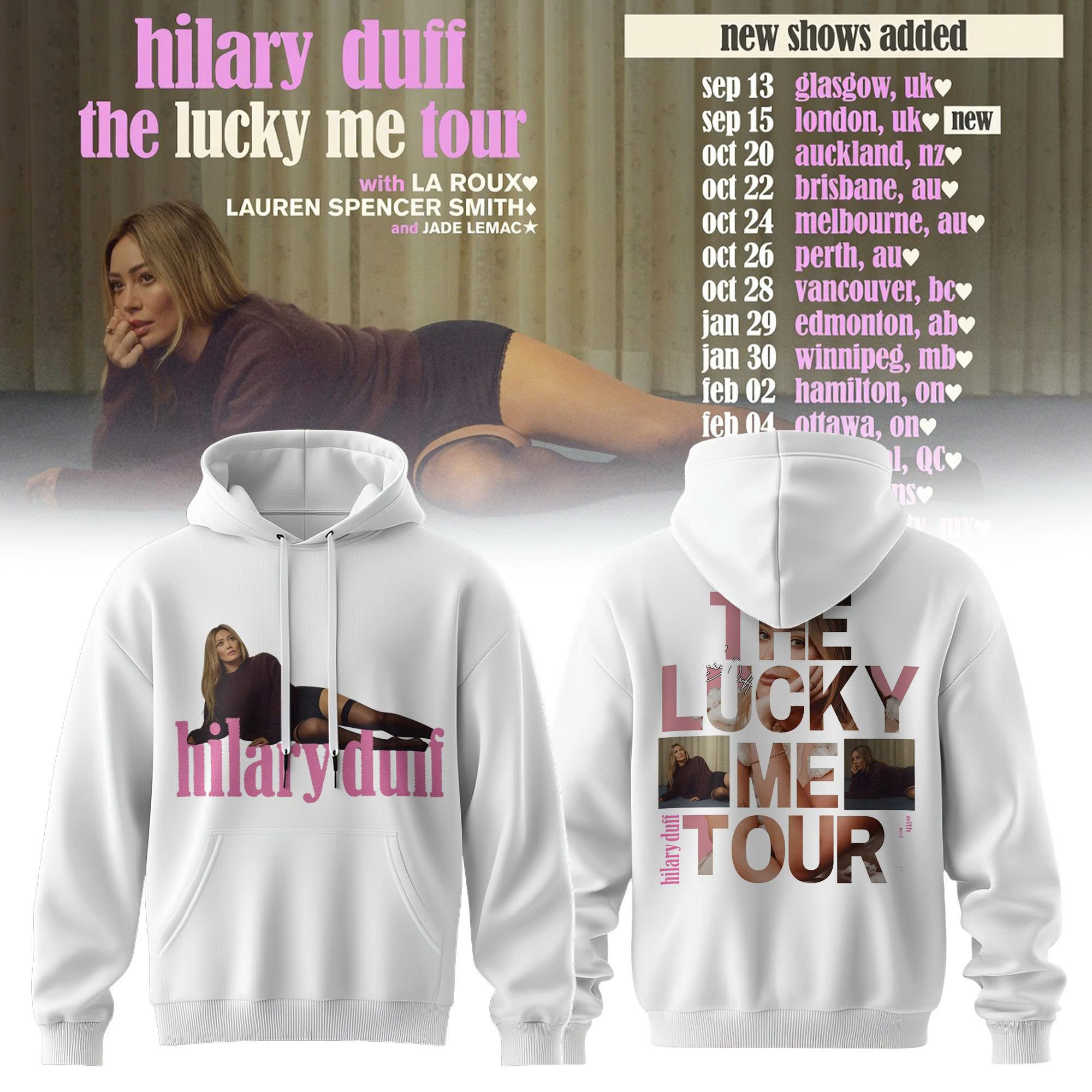 Lucky Me Tour Hoodie Volume 2 Official Fan Edition