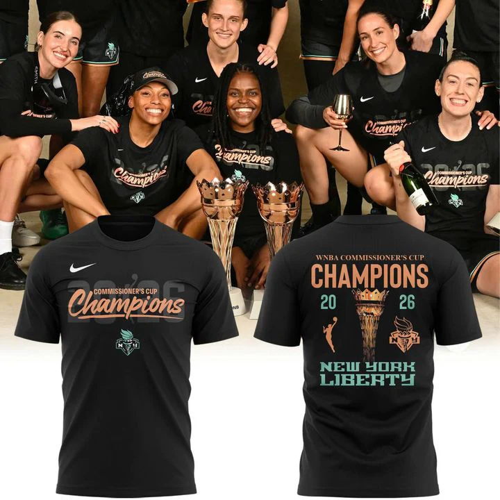 New York Liberty 2026 Commissioners Cup Champions Collector Fan Merchandise