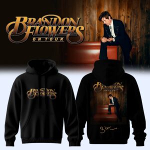 Brandon Flowers On Tour 2026 Premium Tour Hoodie Exclusive Fan Apparel