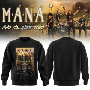 Manna Vivir Sin Aire Tour 2026 Signature Sweatshirt Premium Edition