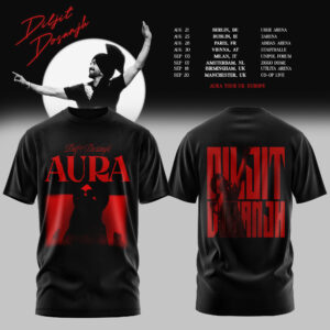 Aura World Tour 2026 Europe Uk Collector Tour T-Shirt