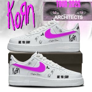 Korn Are You Ready Exclusive Signature Sneakers Rock Music Collector Gift For Fans