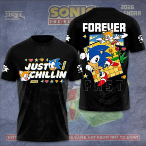 Sonic The Hedgehog 35Th Anniversary Forever Fast Collector Fan Apparel