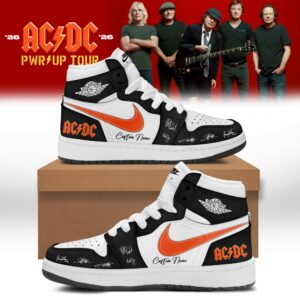 Acdc Power Up Tour 2026 Premium Rock Tour Sneakers Collector Edition