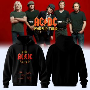Ac Dc Power Up Tour 2026 Premium Concert Hoodie Official Merchandise