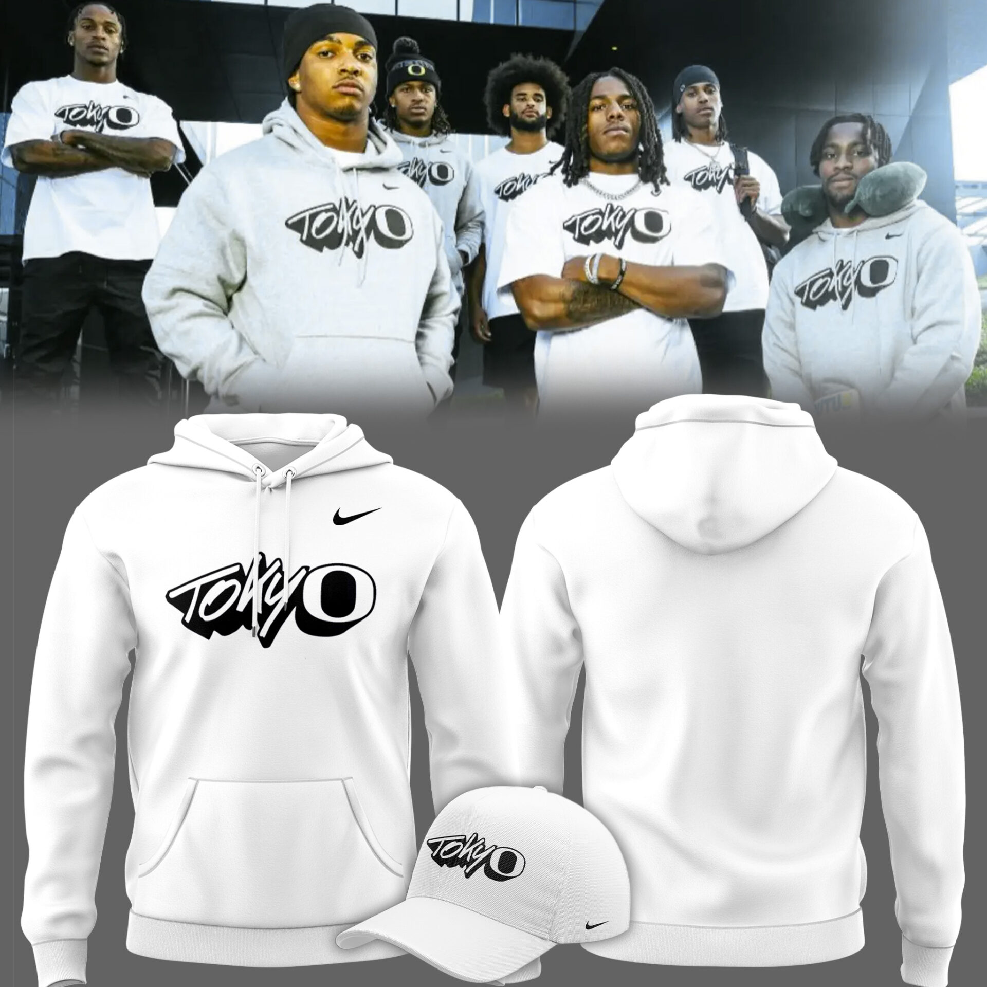 Oregon Football Tokyo Premium Fan Hoodie Collection
