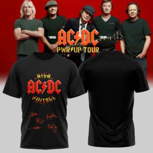 Acdc Power Up Tour 2026 Concert T-Shirt Premium Music Fan Apparel