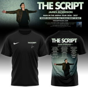 The Script Man In The Arena Tour Limited Edition Signature Graphic T-Shirt