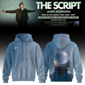 The Script Man In The Arena Tour Limited Edition Signature Hoodie Official Apparel