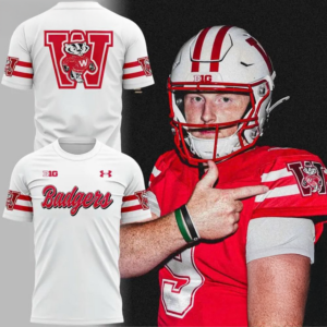 Wisconsin Badgers Retro Uniform Classic T-Shirt